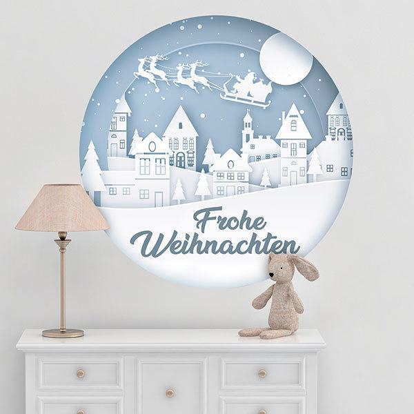 Wall Stickers: White Christmas, in german