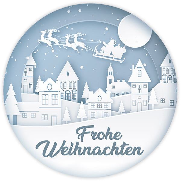 Wall Stickers: White Christmas, in german
