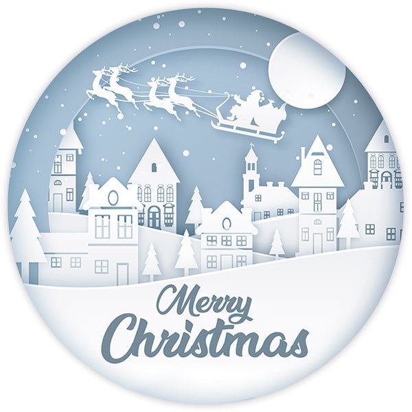 Wall Stickers: White Christmas, in english
