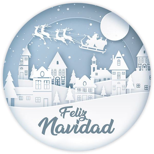 Wall Stickers: White Christmas, in spanish