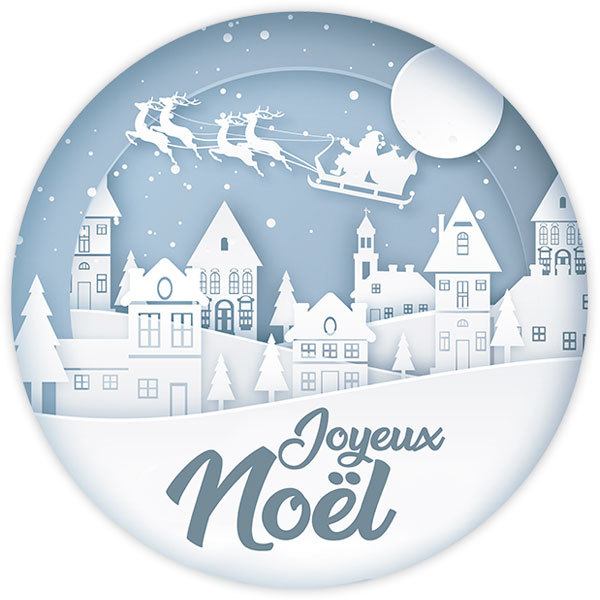 Wall Stickers: White Christmas, in french
