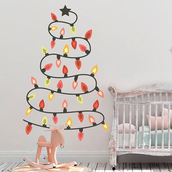 Wall Stickers: Christmas lights