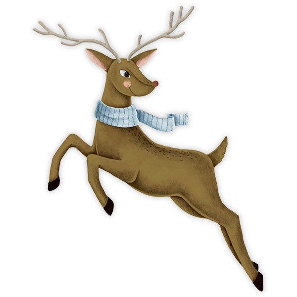 Wall Stickers: Rudolph reindeer