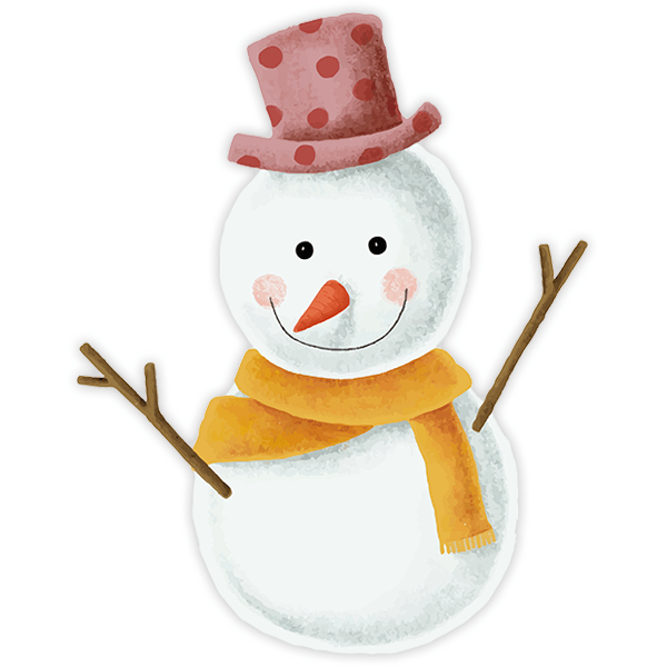 Wall Stickers: Happy Snowman