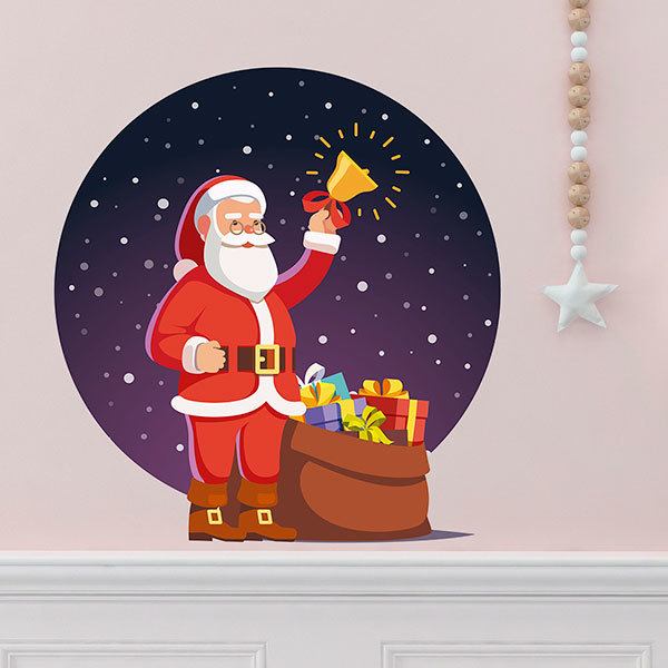 Wall Stickers: Santa brings Christmas