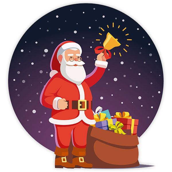 Wall Stickers: Santa brings Christmas