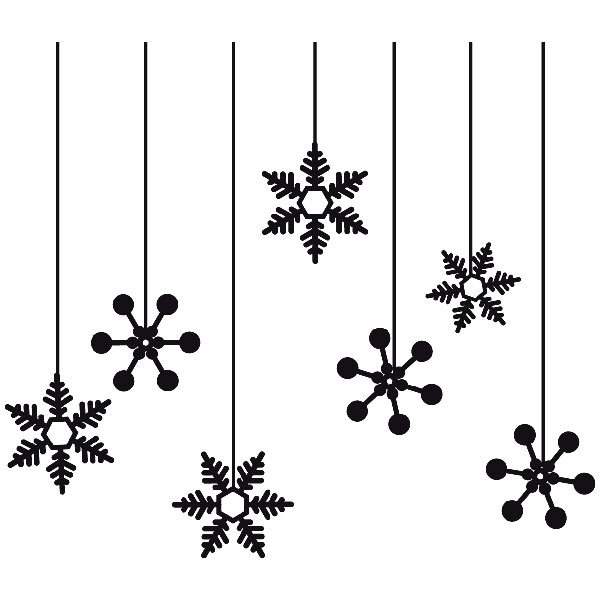 Wall Stickers: Winter stars