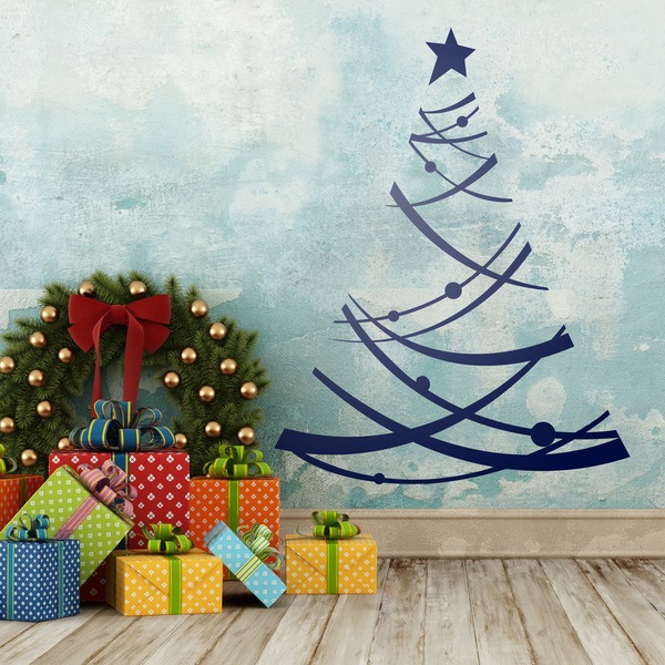 Wall Stickers: Modern Christmas tree