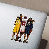 Car & Motorbike Stickers: NBA - Legends of Basket 3