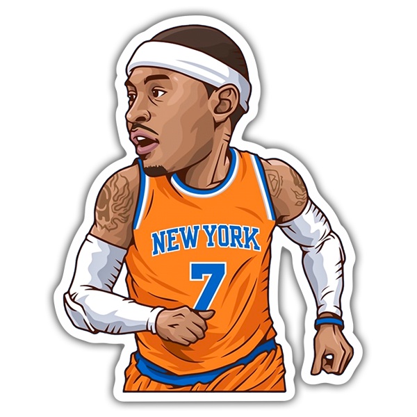 Car & Motorbike Stickers: NBA - Carmelo Anthony