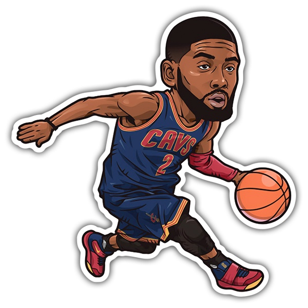 Car & Motorbike Stickers: NBA - Kyrie Irving