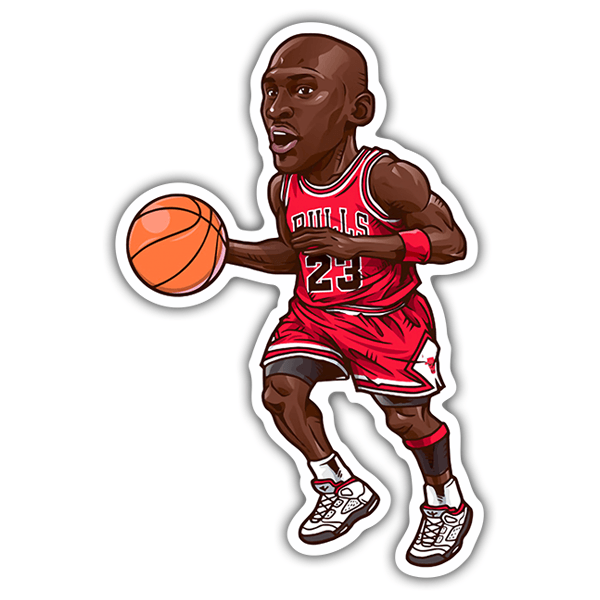 Car & Motorbike Stickers: NBA - Michael Jordan Bulls