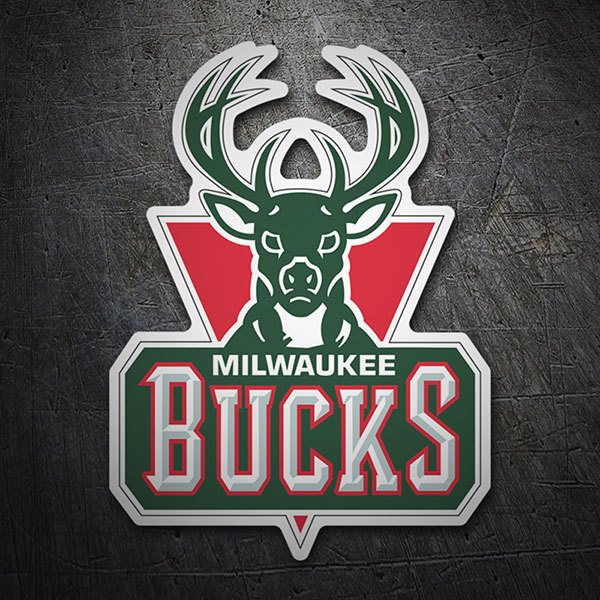 Sticker Nba Milwaukee Bucks Old Shield Muraldecal Com