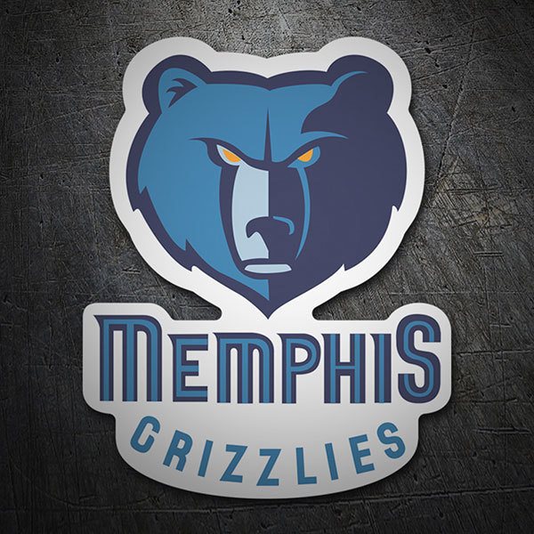 Car & Motorbike Stickers: NBA - Memphis Grizzlies shield 1
