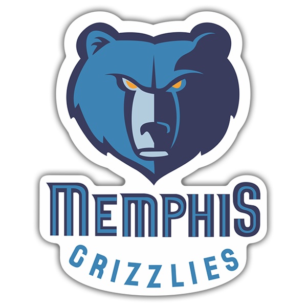 Car & Motorbike Stickers: NBA - Memphis Grizzlies shield