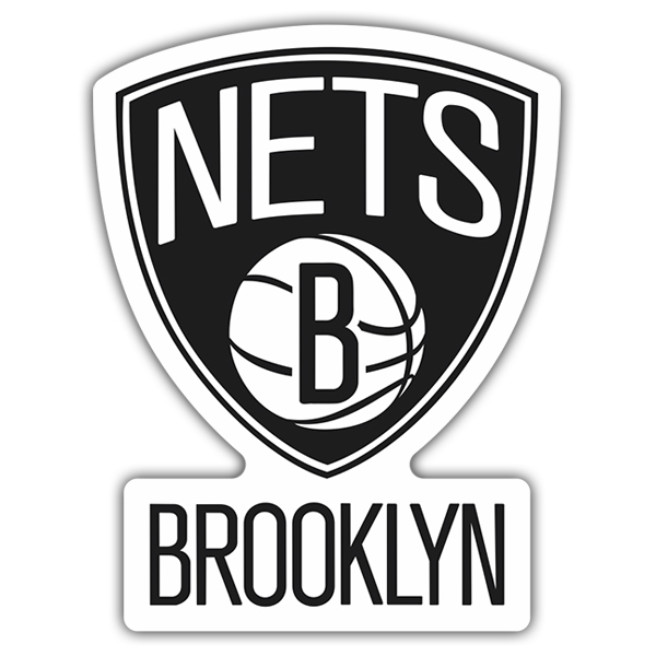 Car & Motorbike Stickers: NBA - Brooklyn Nets shield