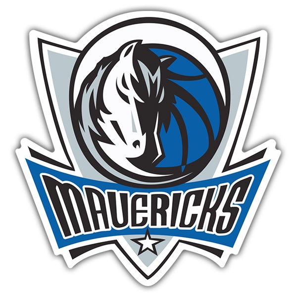 Car & Motorbike Stickers: NBA - Dallas Mavericks shield