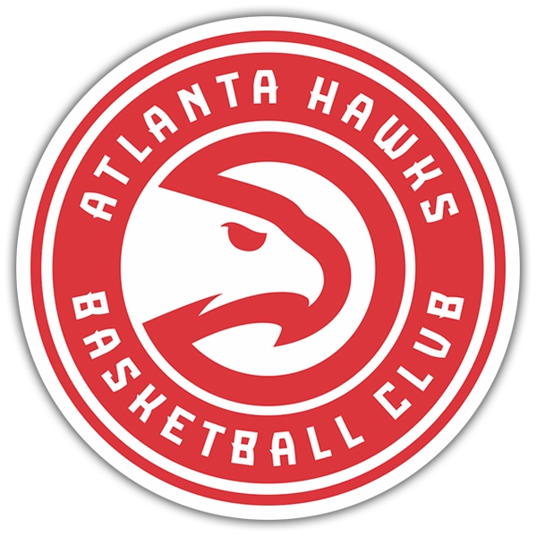 Car & Motorbike Stickers: NBA - Atlanta Hawks shield