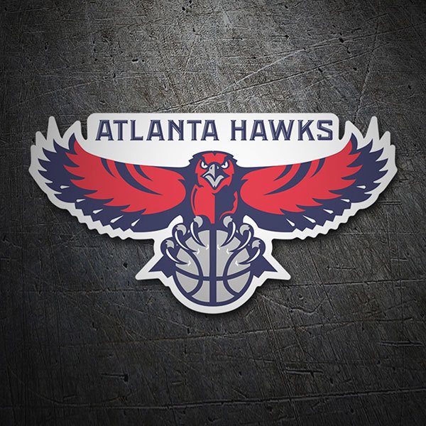 Car & Motorbike Stickers: NBA - Atlanta Hawks old shield