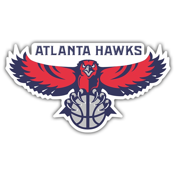 Car & Motorbike Stickers: NBA - Atlanta Hawks old shield