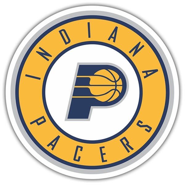 Car & Motorbike Stickers: NBA - Indiana Pacers shield