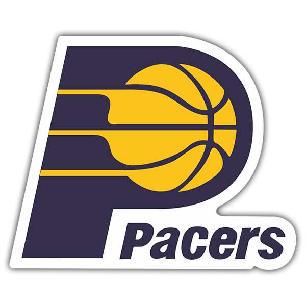 Car & Motorbike Stickers: NBA - Indiana Pacers old shield 0