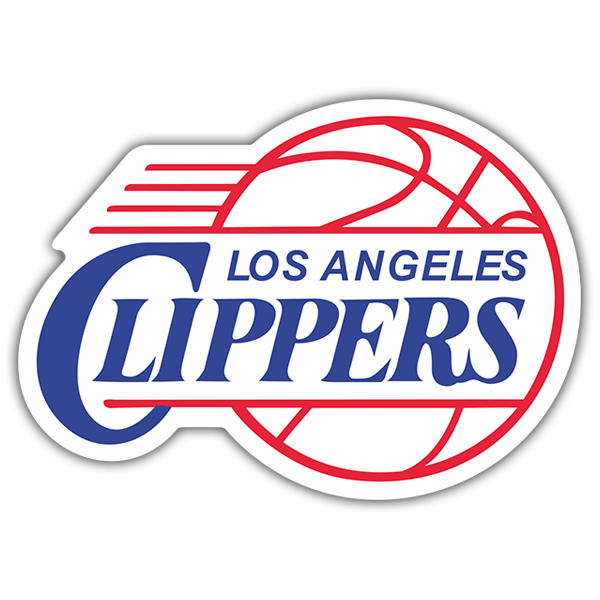 Car & Motorbike Stickers: NBA - Los Angeles Clippers Retro Logo