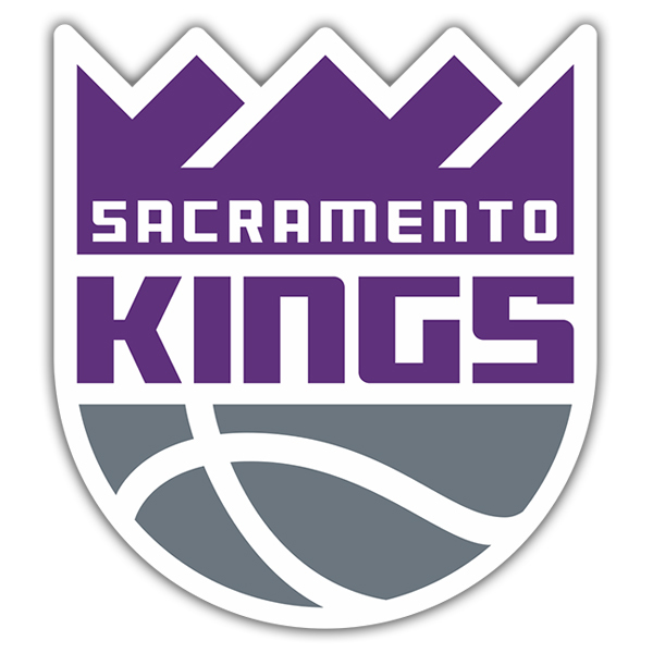 Car & Motorbike Stickers: NBA - Sacramento Kings Schild