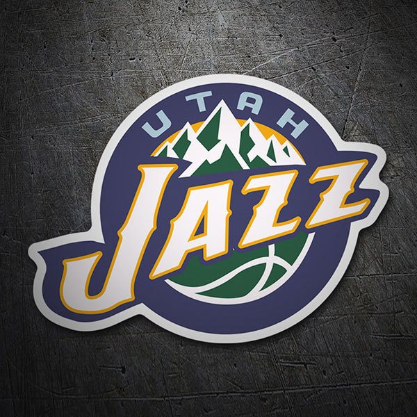 Car & Motorbike Stickers: NBA - Utah Jazz old shield 