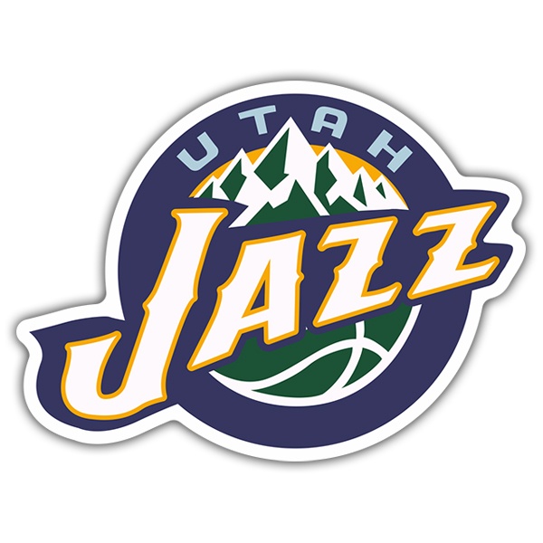Car & Motorbike Stickers: NBA - Utah Jazz old shield 