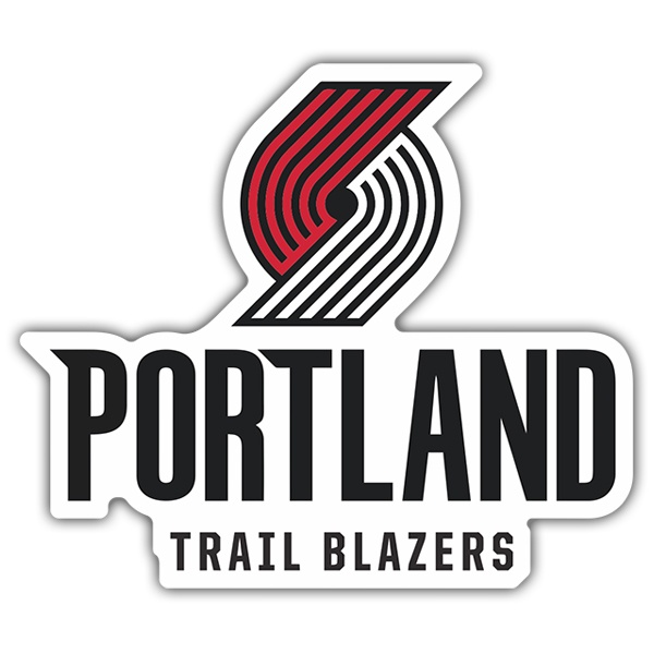 Car & Motorbike Stickers: NBA - Portland Trail Blazers shield