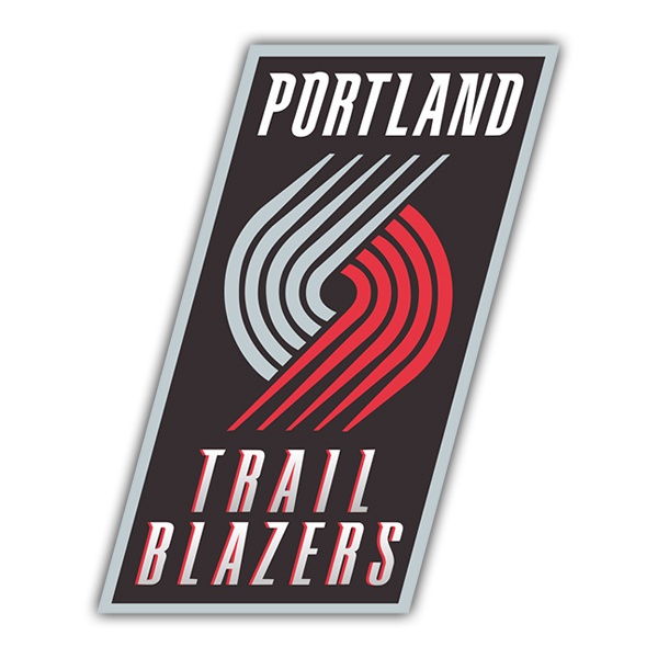 Car & Motorbike Stickers: NBA - Portland Trail Blazers old shield