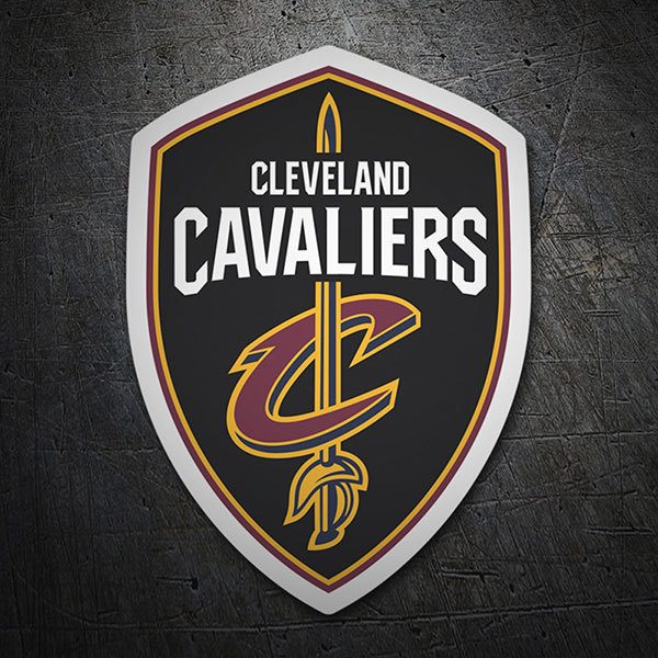 Car & Motorbike Stickers: NBA - Cleveland Cavaliers shield 1