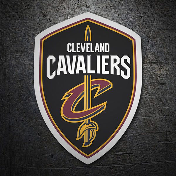 Sticker Nba Cleveland Cavaliers Shield Muraldecal Com