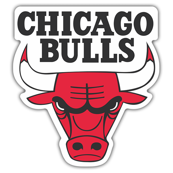 Car & Motorbike Stickers: NBA - Chicago Bulls shield 0