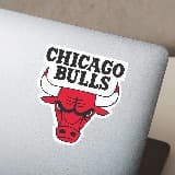 Car & Motorbike Stickers: NBA - Chicago Bulls shield 3