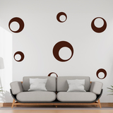 Wall Stickers: Kit 7 circles 2
