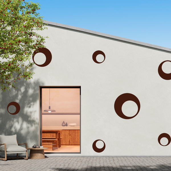 Wall Stickers: Kit 7 circles