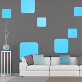 Wall Stickers: Kit of 7 Squares 3