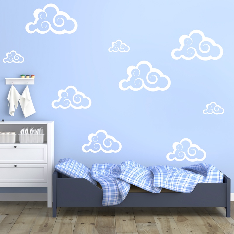 Wall Stickers: Kit 9 Clouds