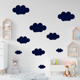 Wall Stickers: 9 Clouds Kit 3
