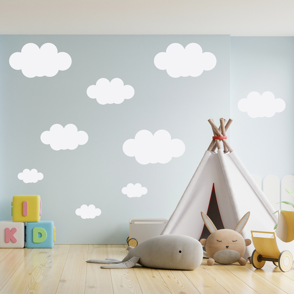 Wall Stickers: 9 Clouds Kit 4