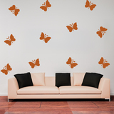 Wall Stickers: 10 butterflies Ceiba kit 2