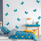 Wall Stickers: 10 butterflies Ceiba kit 3