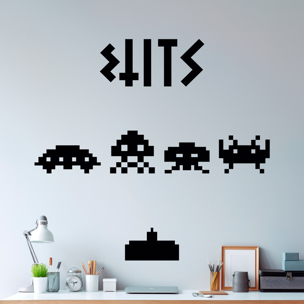 Wall Stickers: Invaders