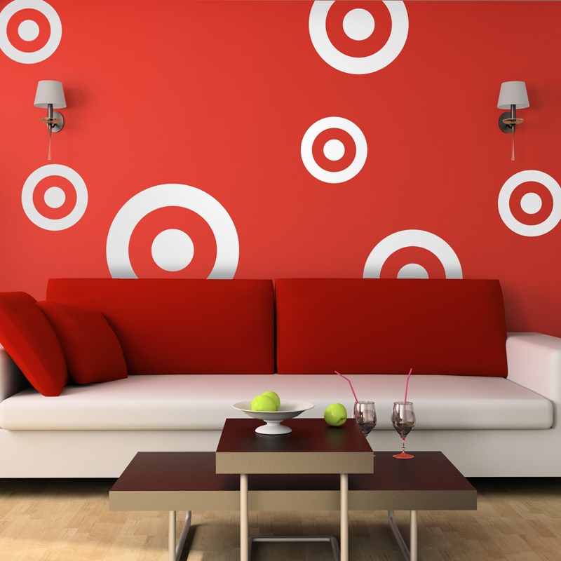 Wall Stickers: Kit 7 circles D