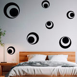 Wall Stickers: Kit 7 cercles F 4