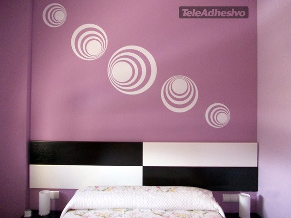 Wall Stickers: Kit 7 circles H