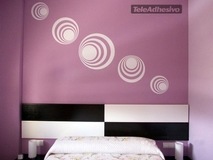 Wall Stickers: Kit 7 circles H 3