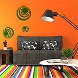 Wall Stickers: Kit 7 circles H 5